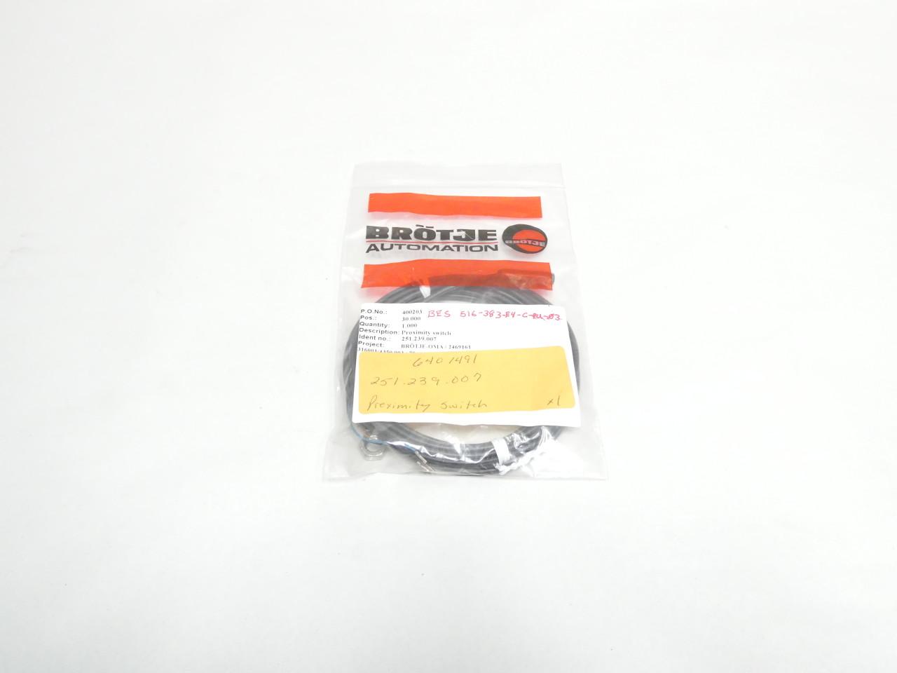 Balluff BES 516-383-E4-C-PU-03 Inductive standard sensors with preferred types BES 516-383-E4-C-PU-03 — General Accessories