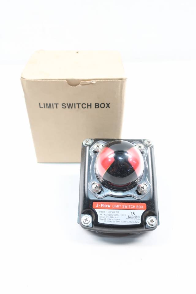 J-FLOW CONTROLS SERIES 53 MECHANICAL LIMIT SWITCH 1/2IN NPT 250V-AC 250V-DC
