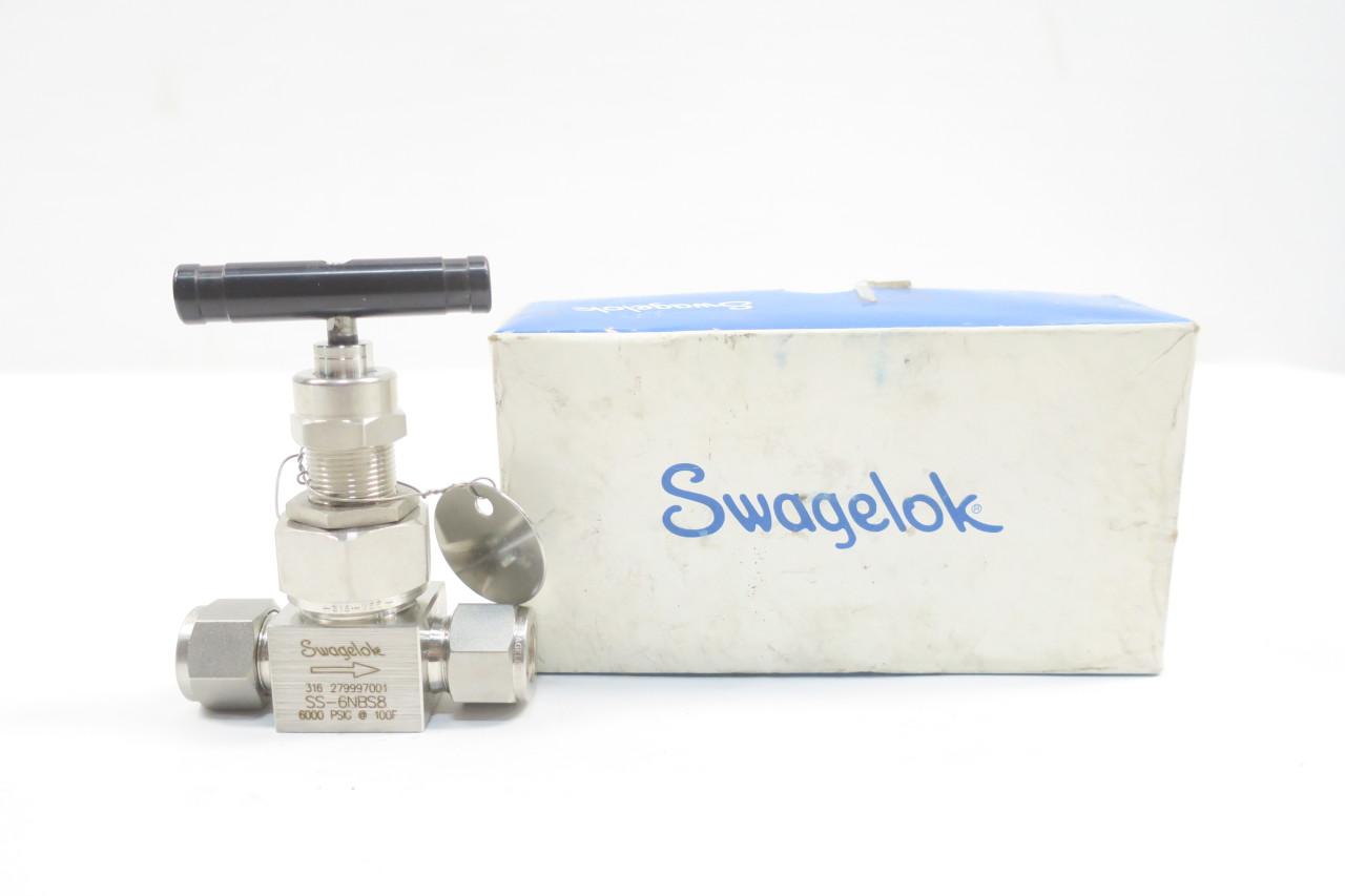 Valves Hydraulics, Pneumatics & Plumbing Needle Valves Inlet 1/2 Male NPT Swagelok SS6HNBM8