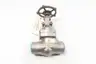 HANCOCK 5500W-1-XMY57 MANUAL STAINLESS SOCKET WELD GLOBE VALVE 1-1/2IN 600 thumbnail 1