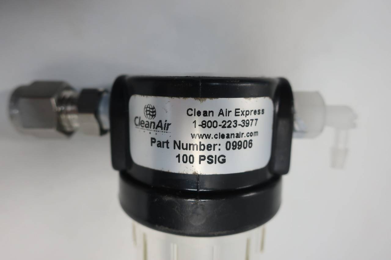 Cleanair 09906 Met-80 Gsm Water Separator Assembly 100psi 1/8in 