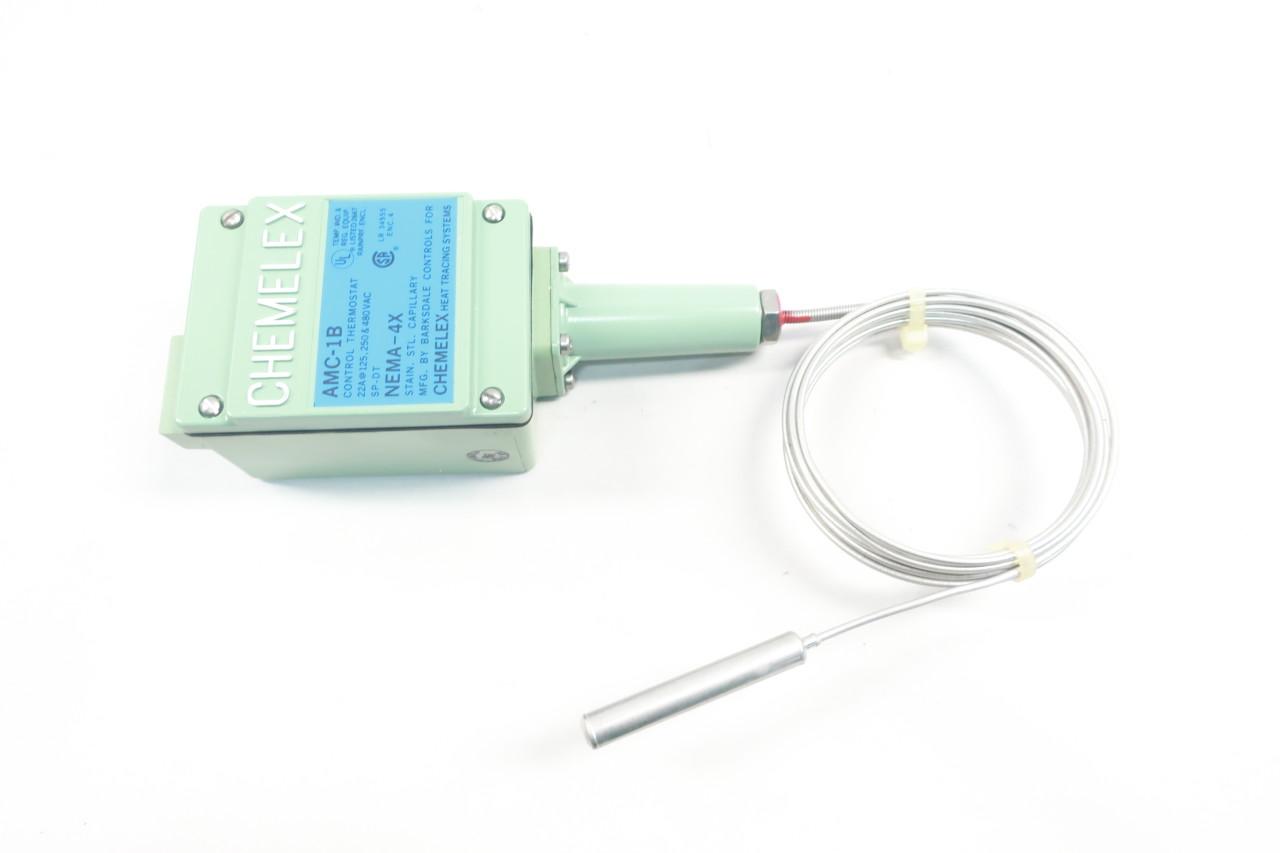 Line Sensing Thermostat Nema 4X  125/250/480vac Raychem Chemelex AMC-1B 