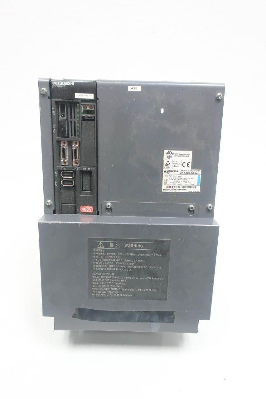 MITSUBISHI MDS-DH-SP-200 SPINDLE DRIVE 0-1167HZ 380-480V-AC 340V