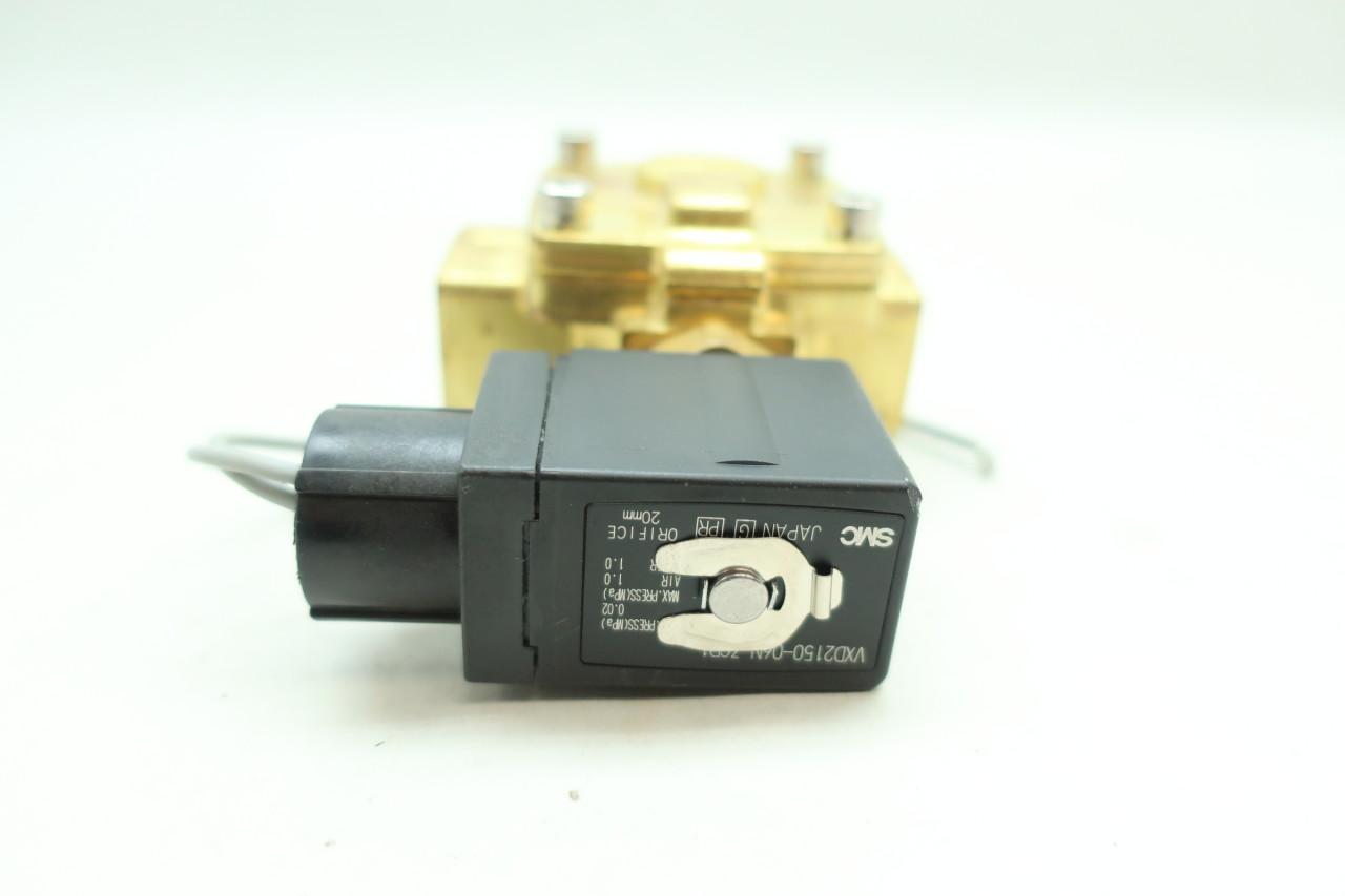 Details about   Smc VXF2150 120v-ac 3/4in Npt 1mpa Pneumatic Solenoid Valve 