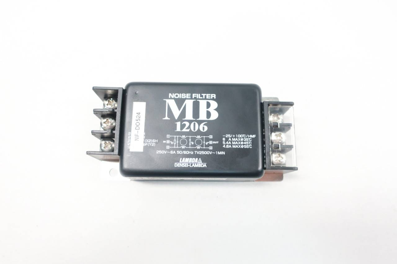 Lambda MB1206 Noise Filter 6a 250vac