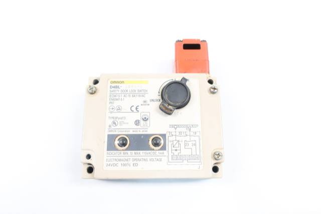 OMRON D4BL-3CRG-A SAFETY DOOR LOCK SWITCH 115V-AC