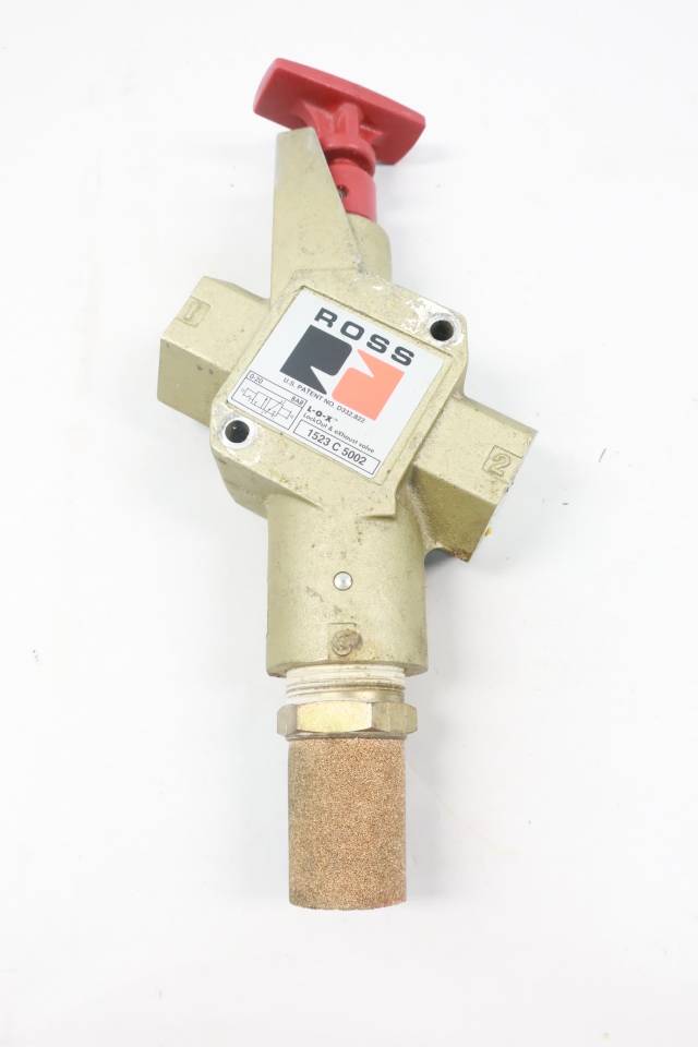 ROSS 1523 C 5002 PNEUMATIC LOCKOUT VALVE 3/4IN NPT 020BAR