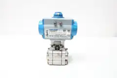 JAMESBURY 1" 4A 3600 XTB2 PNEUMATIC STAINLESS BALL VALVE 1IN NPT