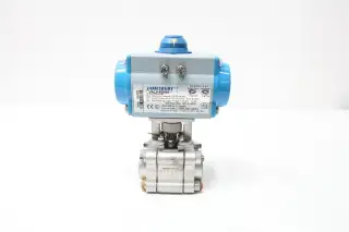 JAMESBURY 1" 4A 3600 XTB2 PNEUMATIC STAINLESS BALL VALVE 1IN NPT