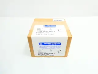 BOX OF 10 GIBSON 5990 RIGHT ANGLE BEAM CLAMP 1-5/8X1-5/8IN