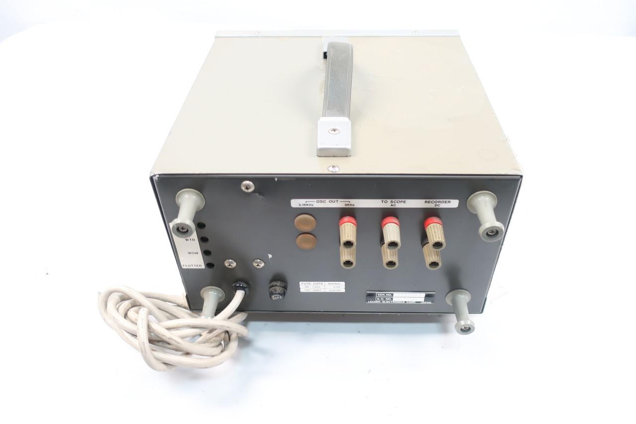 LEADER LFM-39A WOW AND FLUTTER METER
