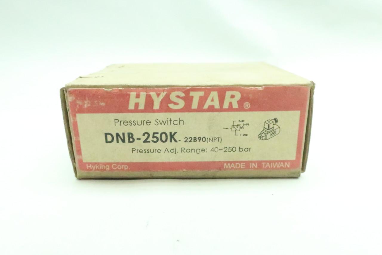 Hystar DNB-250K-22B90 Pressure Switch 1/4in 40-250bar