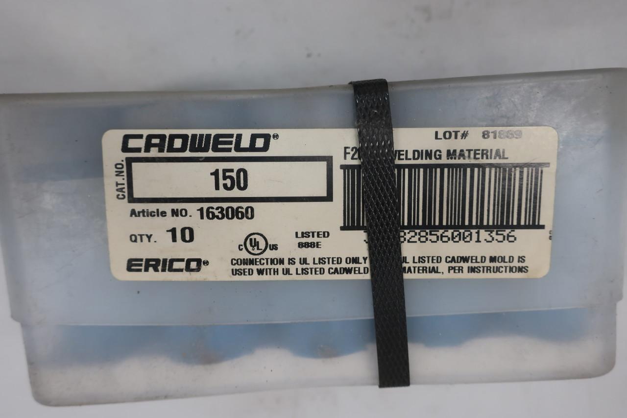 CADWELD 150 F20 WELDING MATERIAL PART NO 163060  10 PER BOX BRAND NEW 