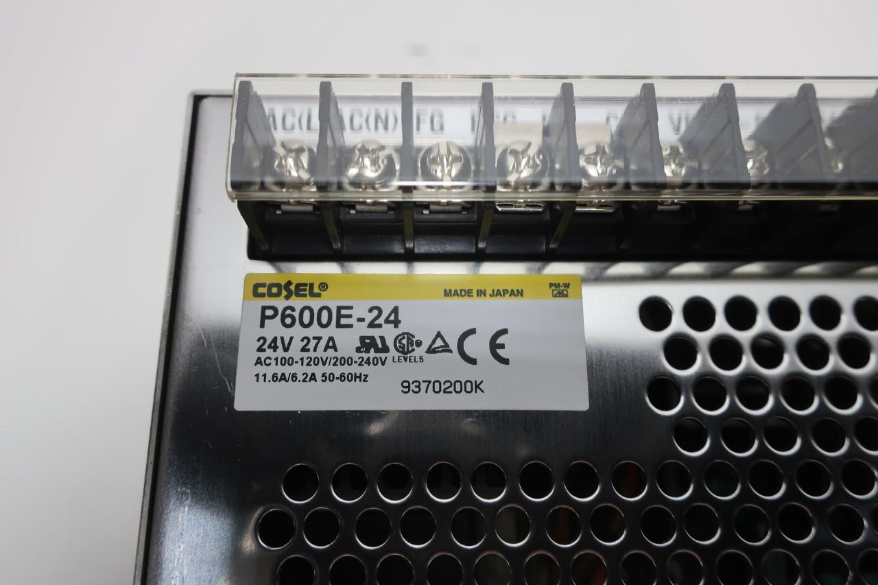 Great Cosel P600e-24 Power Supply 24v 27a for sale online 