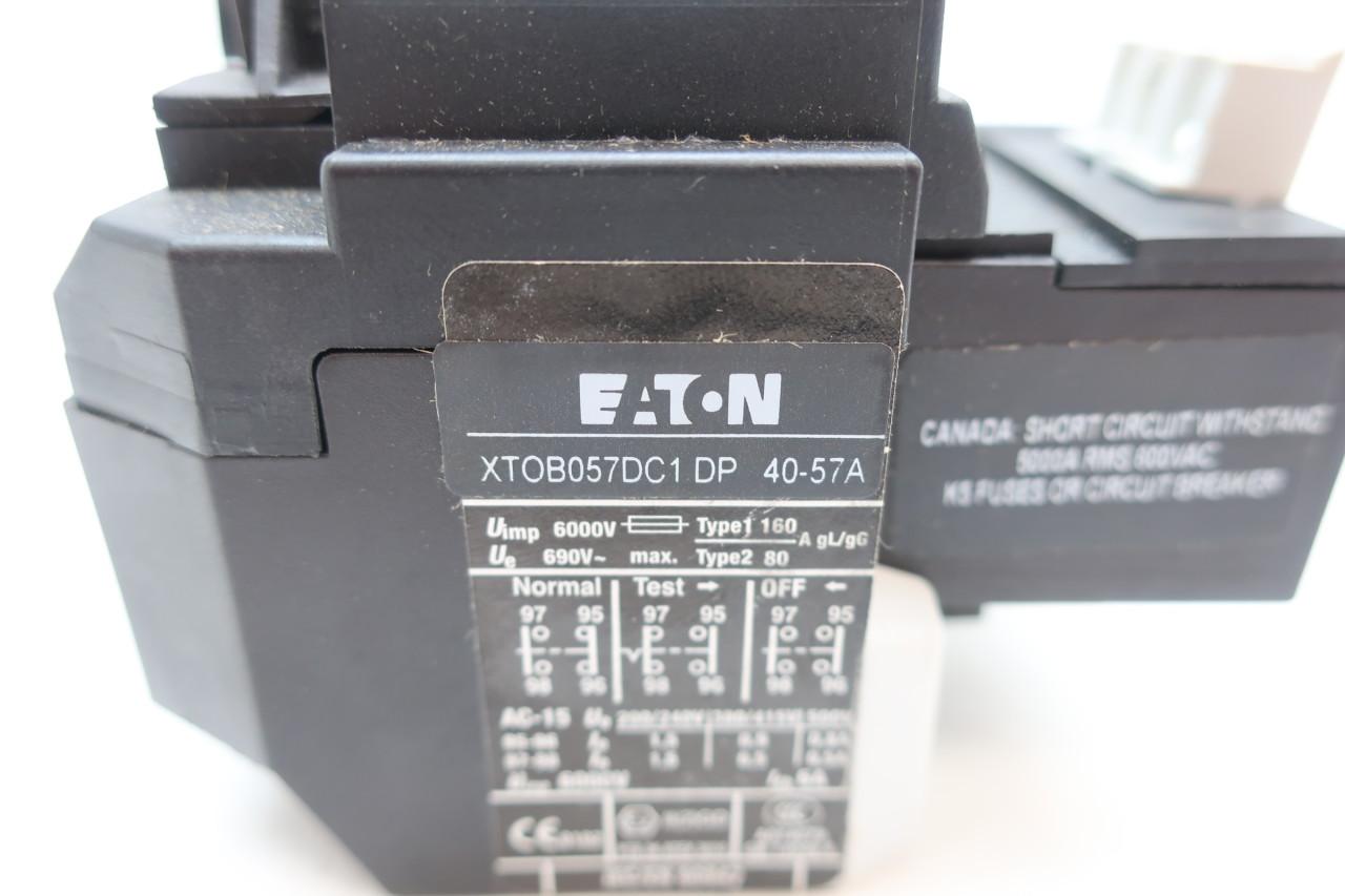 Eaton NSB XTOB057DC1DP Overload Relay 40-57A 