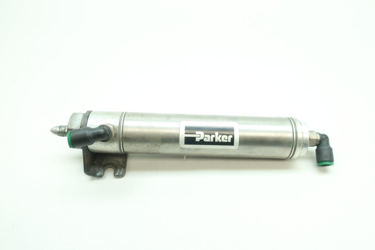 Parker 1.06Dsr03.00 1-1/16" Bore Round Double Acting Air Cylinder 3" Stroke, 