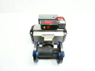 VELAN 00302-SSEAE PNEUMATIC STEEL FLANGED BALL VALVE 3/4IN X 1IN 150