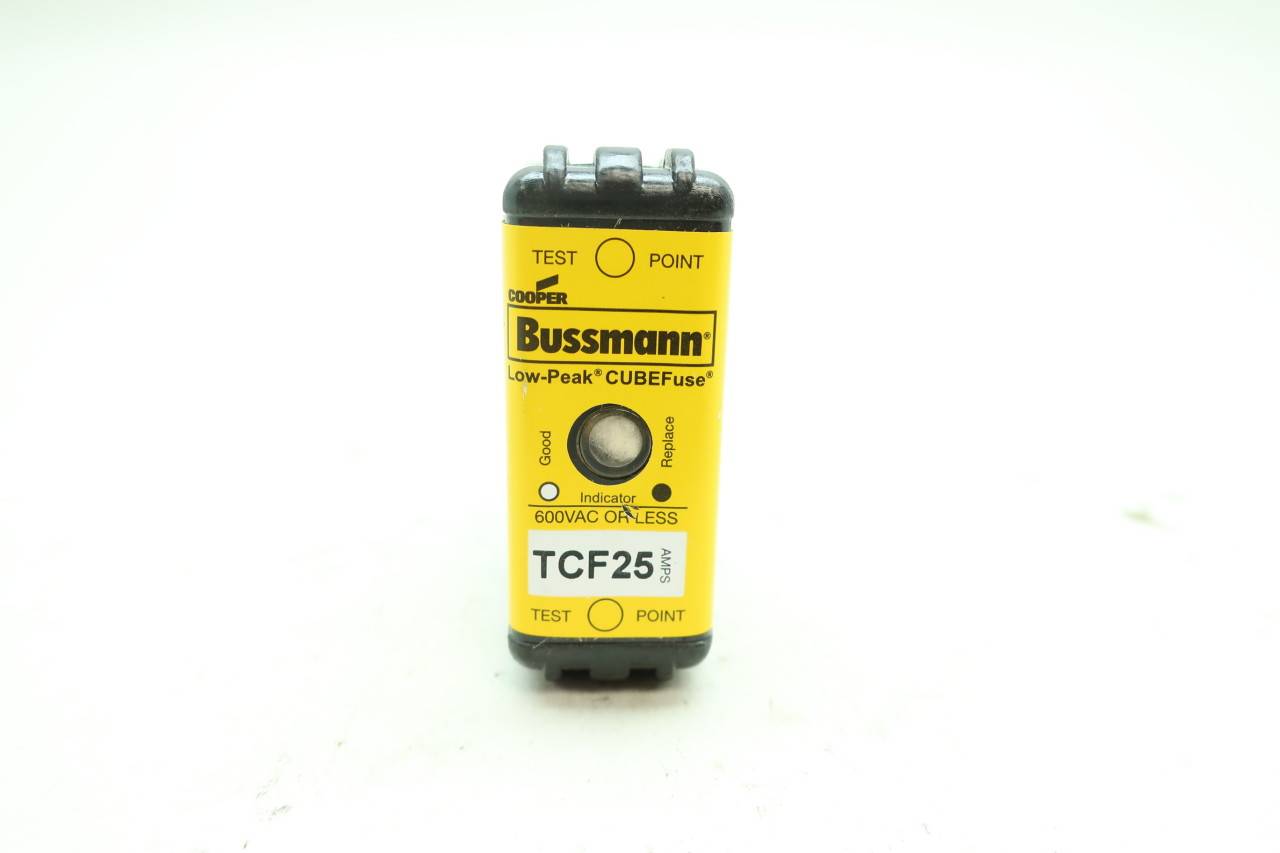 Cooper Bussmann TCF25 Cube Fuse 25 Amp 