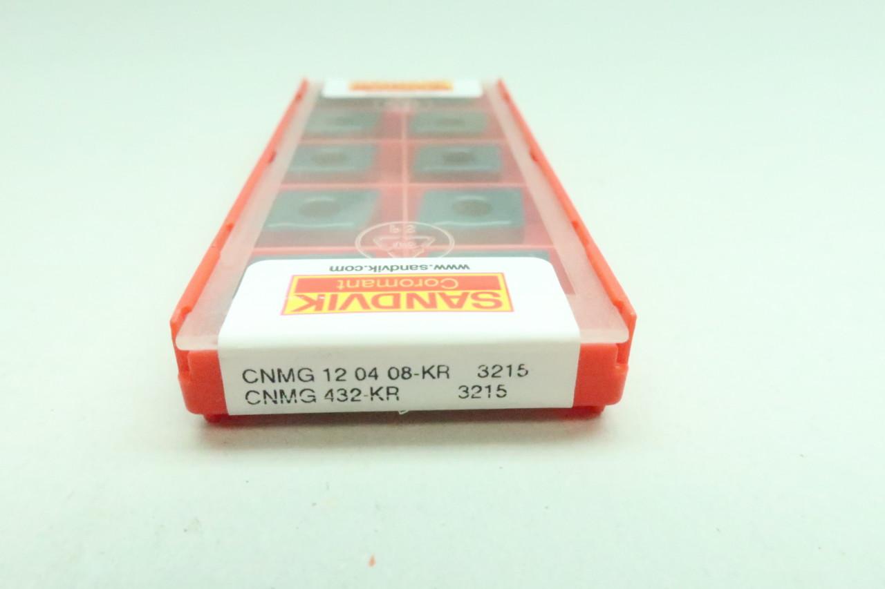 Details about   Sandvik Carbide Inserts CNMG 12 04 08-KF 3215  **NEW**  Box of 10. 