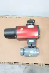 VALVTECHNOLOGIES V0L1-LL-XX-B00D-002CZ-001 PNEUMATIC STEEL BALL VALVE 1-1/2IN