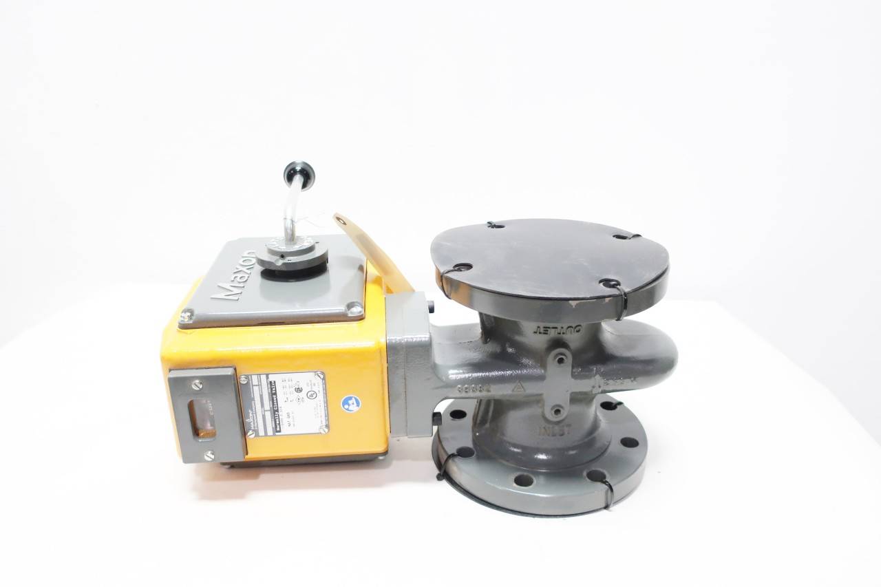 Maxon 400CMM11BA11BA*1A0 Electromechanical Gas Shutoff Valve Flanged 4in