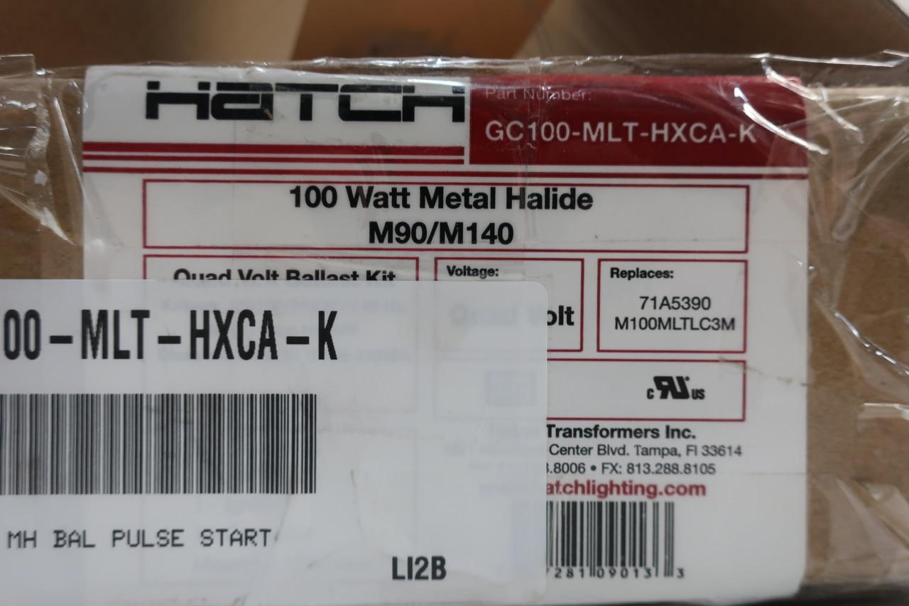 Hatch GC100-MLT-HXCA-K Quad Volt Mh Ballast 100w 120/240v-ac 