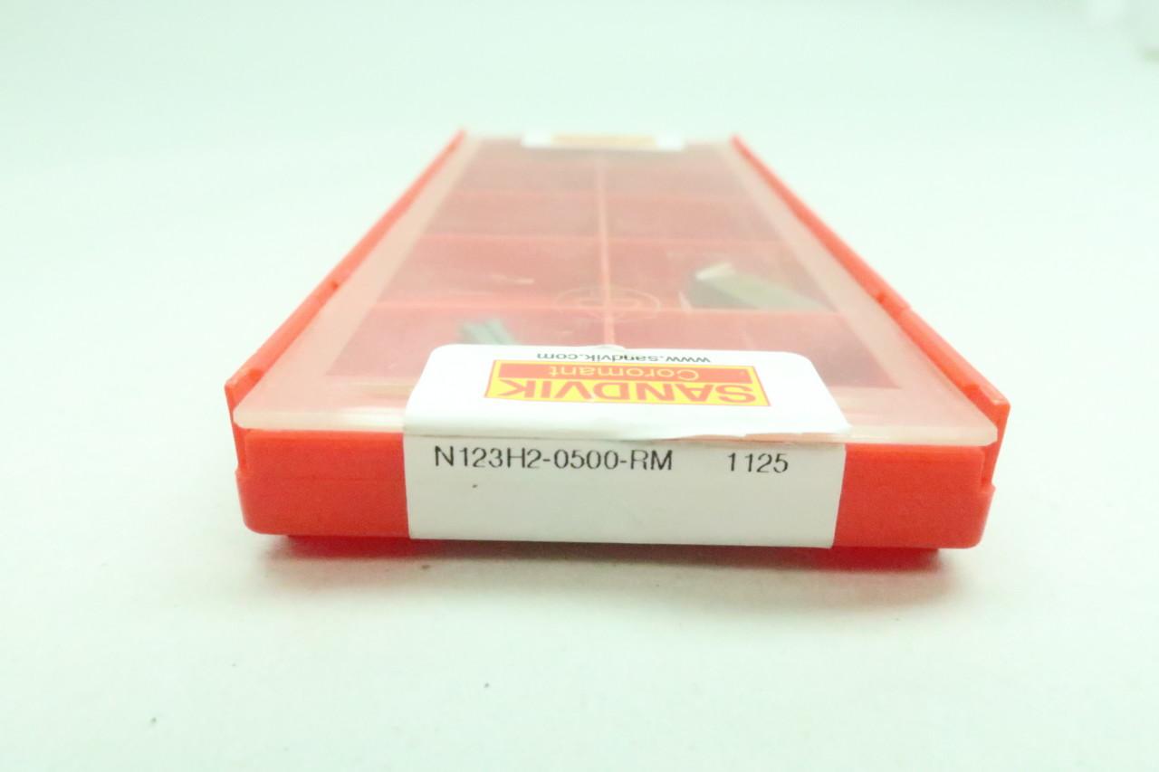 Pack Of 2 Sandvik N123H2-0500-RM 1125 Coromant Carbide Insert