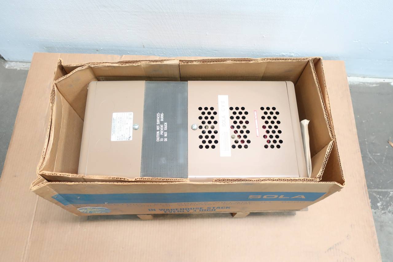 Sola 23 25 230 3 Constant Voltage Transformer 3000va 190 260v Ac 1 240v Ac