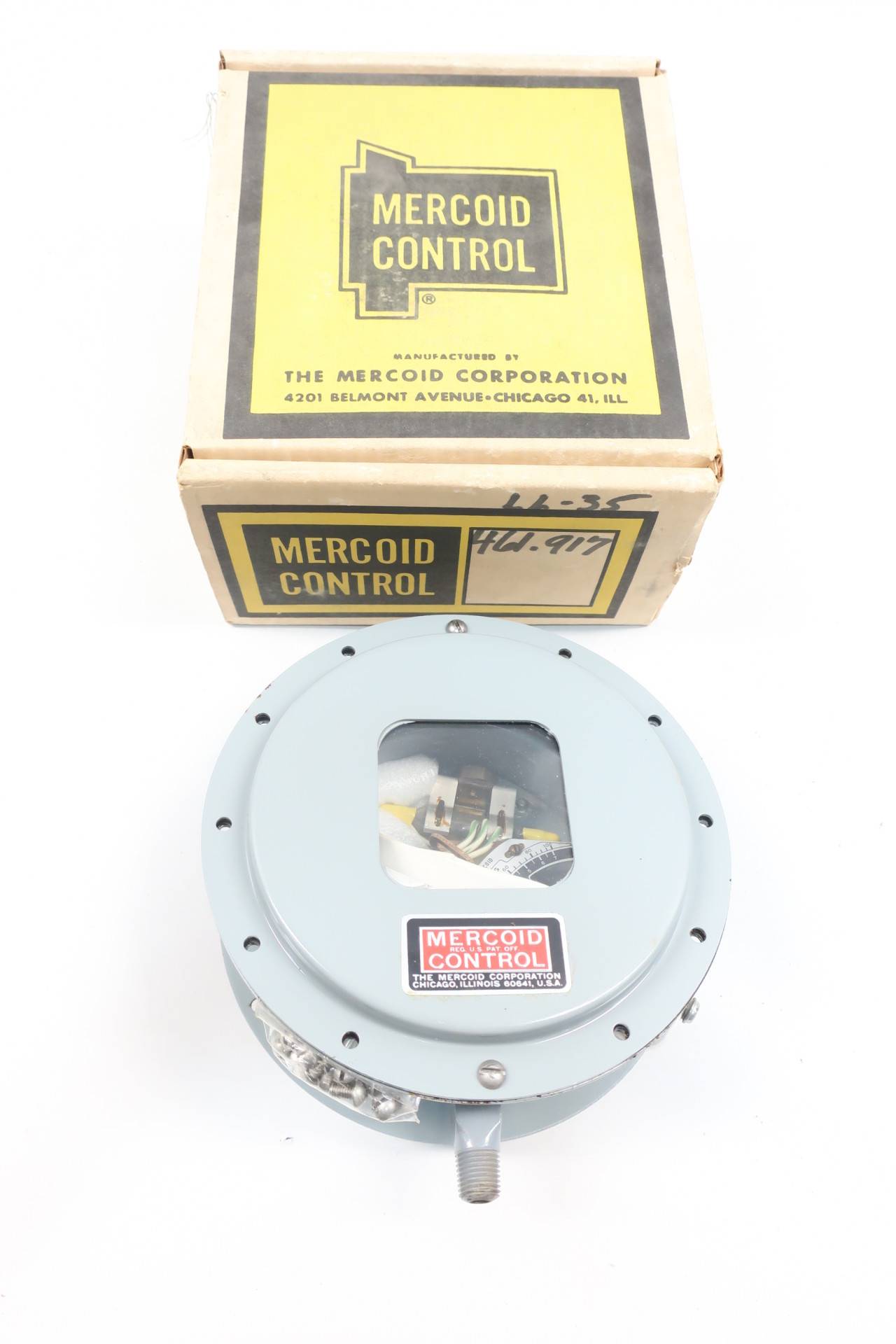 Mercoid Daw 33 153 6 Pressure Switch 5 100psi 120240v Ac 6920