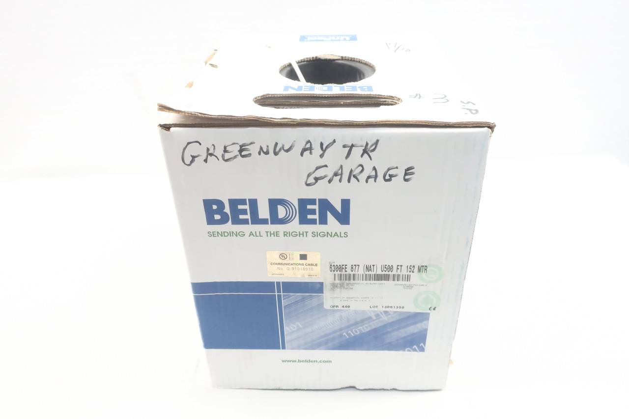 BELDEN 6300FE 877 Cable 2C 18AWG 175FT BELDEN 6300FE 877 Cable 2C 18AWG 175FT