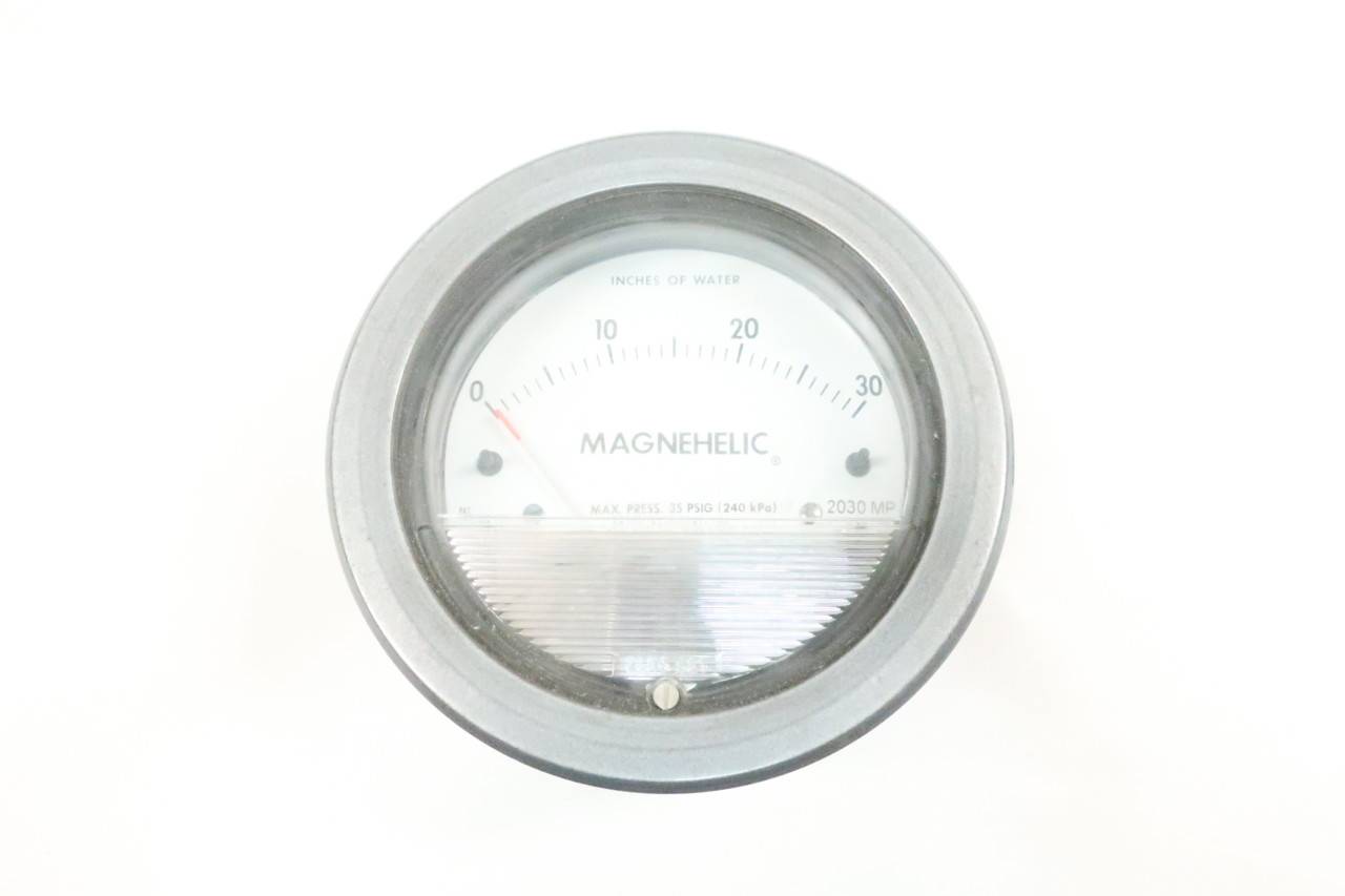 Dwyer 2030MP Magnehelic Pressure Gauge 4in 030inh2o
