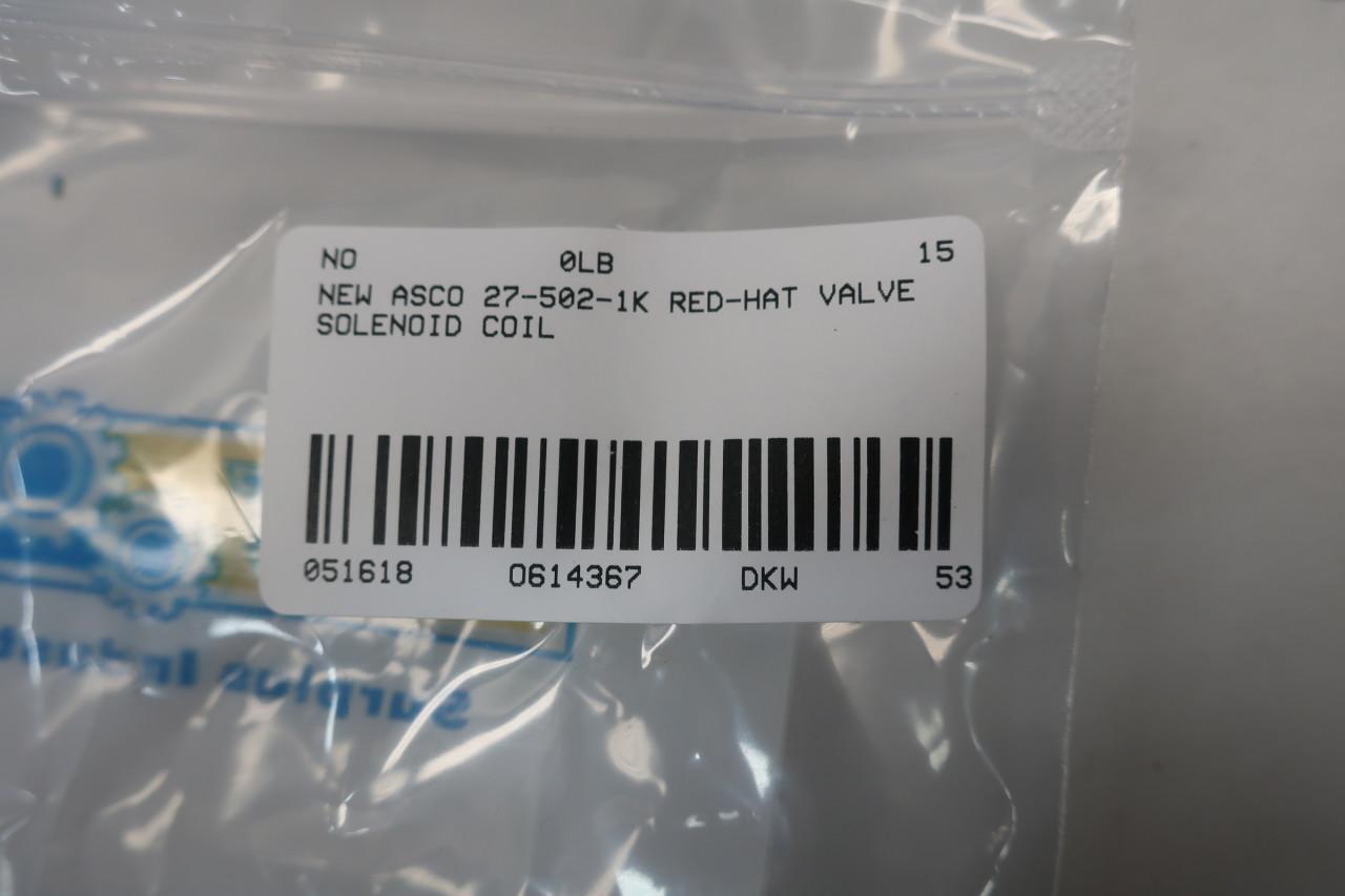 Asco Red Hat 27-502-2D Solenoid Valve Coil 