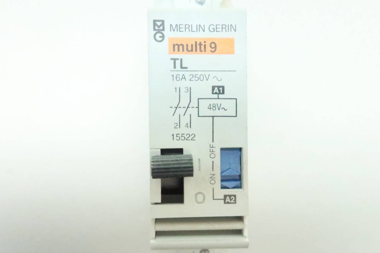 Estación de policía personal engañar Merlin Gerin 15522 Multi9 Tl Circuit Breaker 1p 16a Amp 250v-ac