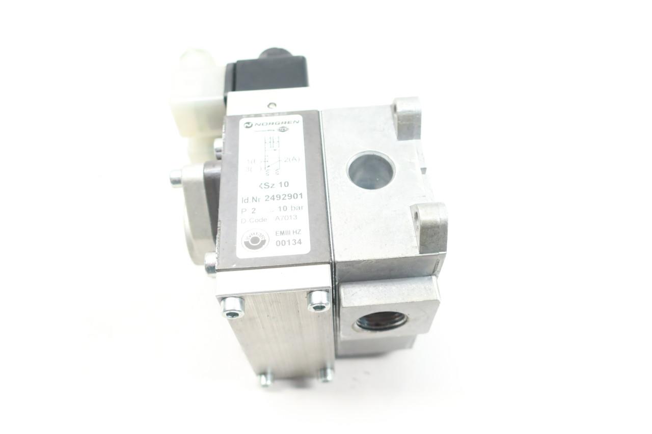 NORGREN 2492901 XSZ 10 24V-DC 1/2IN NPT DOUBLE VALVE
