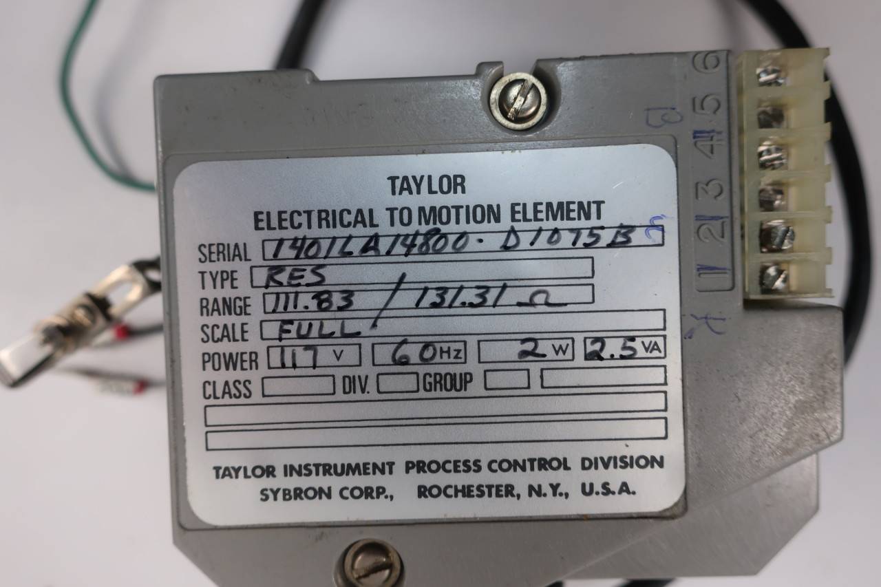 Details about   ABB KENT-TAYLOR RESISTIVE ELECTRICAL TO MOTION ELEMENT