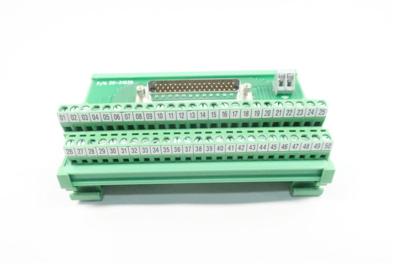 Amphenol 20-51039 Din Rail Mount Connector Block