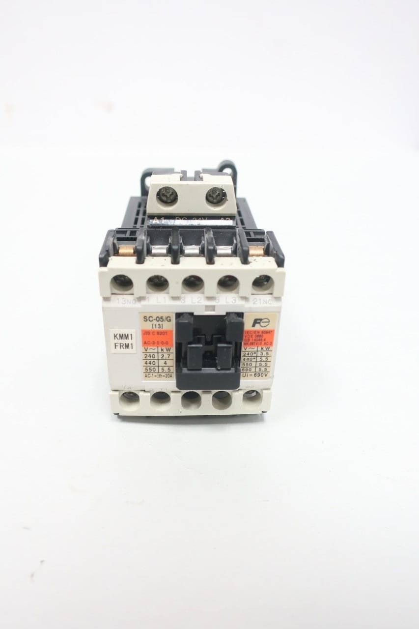 Fuji Sc 05 G 24v Dc a Amp 5hp Ac Contactor