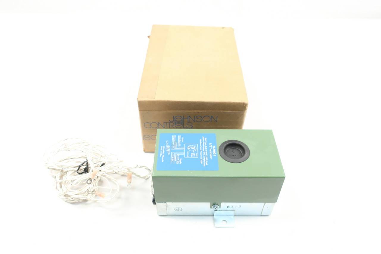 Johnson Controls N66001 P/e Transducer 420madc 315psi 15vdc