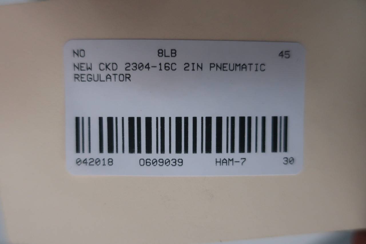 Ckd 2304-16C Pneumatic Dial Regulator 2in 0-1.1mpa