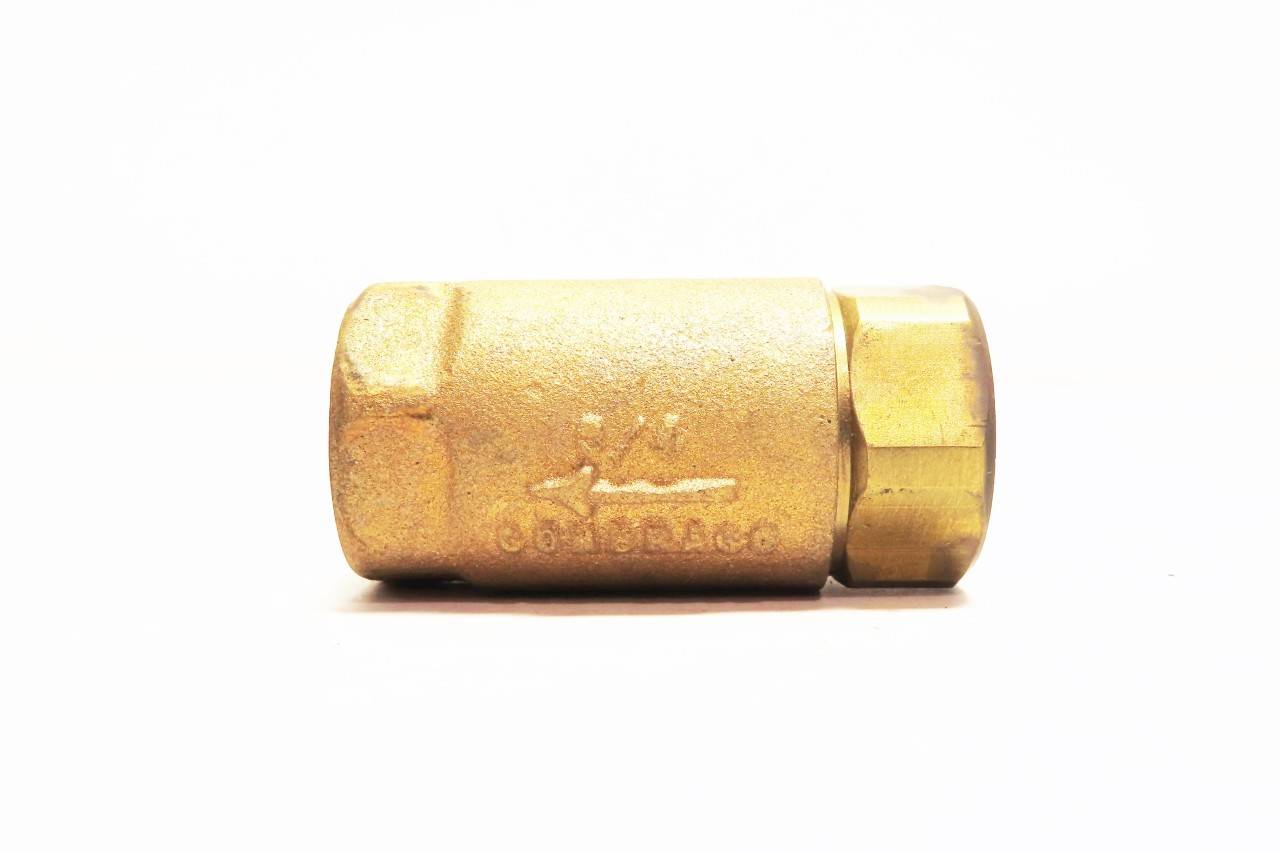 CONBRACO 61-104-01 Ball-Cone Brass Check Valve 3/4IN NPT 