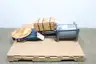 FABRI-VALVE C45D RP PNEUMATIC IRON FLANGED KNIFE GATE VALVE 10IN 150 thumbnail 1