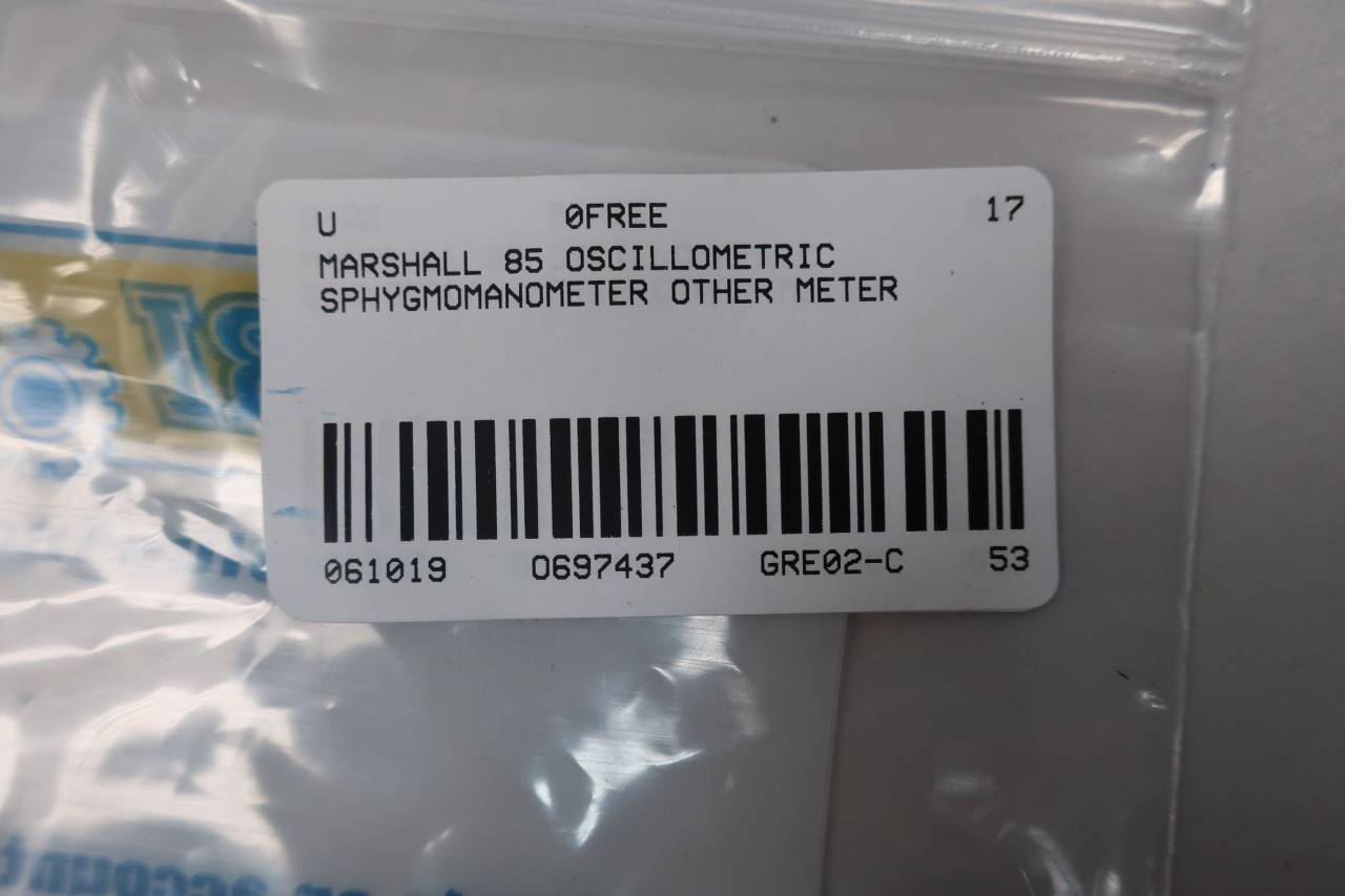 Marshall 85 Oscillometric Sphygmomanometer