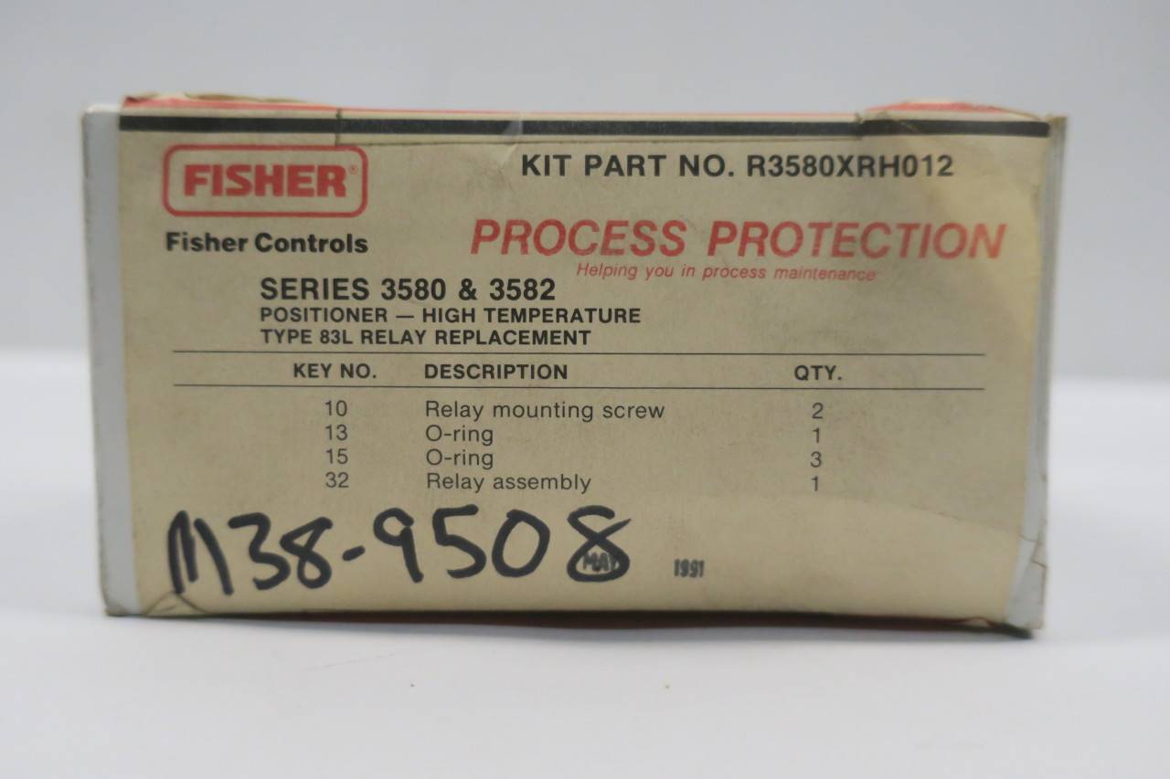 Fisher R3580XRH012 Replacement Kit for Relay Assembly for sale online