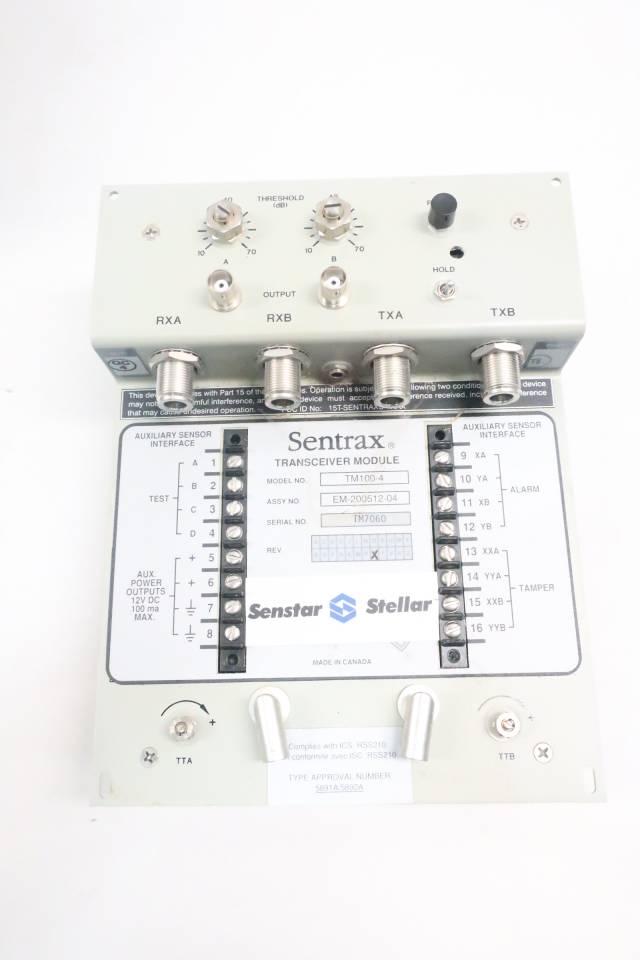 SENSTAR TM100-4 SENTRAX TRANSCEIVER MODULE D630964
