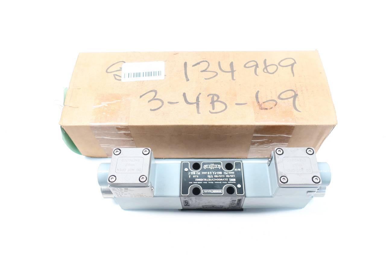 Parker D1vw004cvyet91xb962 Hydraulic Directional Control Valve 5000psi 120v Ac