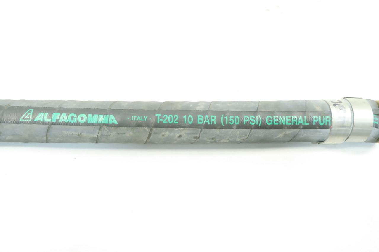 ALFAGOMMA T-202 3/4IN X 17IN HYDRAULIC HOSE 150PSI 1IN NPT D584257