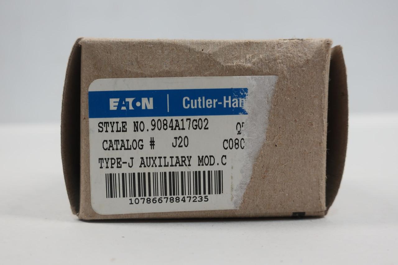 CUTLER HAMMER J20 Auxiliary Contact 9084A17G02 Type J Mod C 