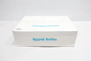 CASE OF 24 QORPAK GLA-00921 250 CC AMBER BOTTLE 8.5OZ