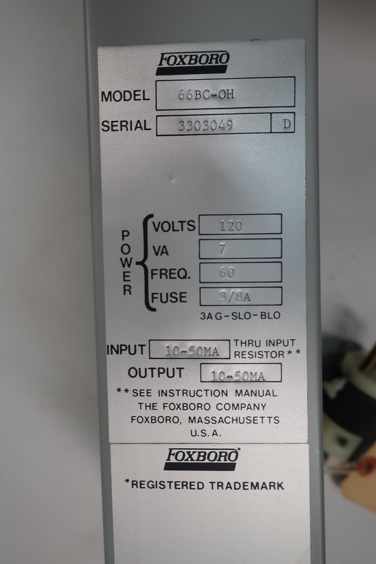 レッド系 Foxboro 66BC-OH Current Repeater, 120V, 60 Hz, 10-50mA, New 
