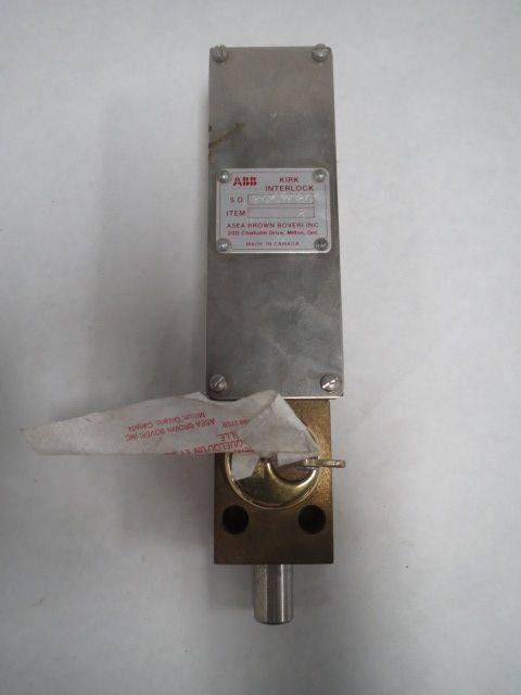 ABB KIRK INTERLOCK CIRCUIT BREAKER BRASS SWITCH LOCK WITH KEY ITEM 2 ...